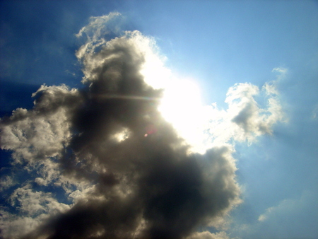 Coney Island, New York - sky, summer, clouds, sun