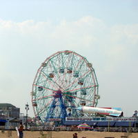 View of Astroland, Coney Island, New York