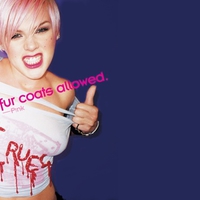 Pink Promotional Campaign "No Fur Coats Allowed"