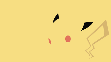 Pikachu - yellow, red, pokemon, pikachu