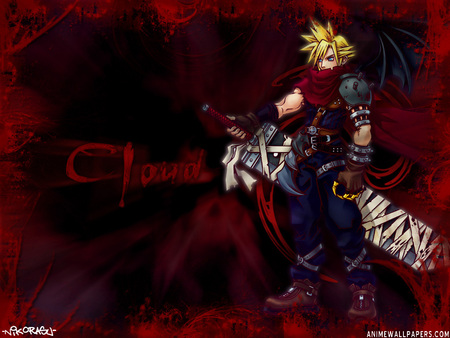 Cloud - cloud, cape, kingdom, hearts