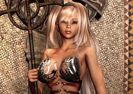 Woman - sexy, 3d, fantasy, woman