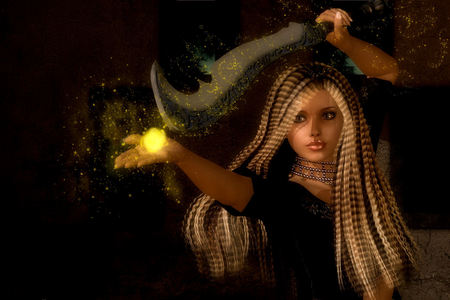 Magical - 3d, fantasy, magical, woman