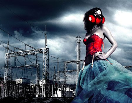 POWER  TOXIC - beauty, danger, sheer, power, beast, blue, red, toxic, climate, change