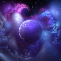 The purple part of Space