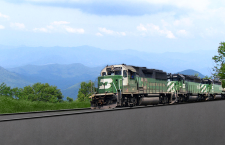 Train wallpaper by kerem - train, diesel, scenery, railroad