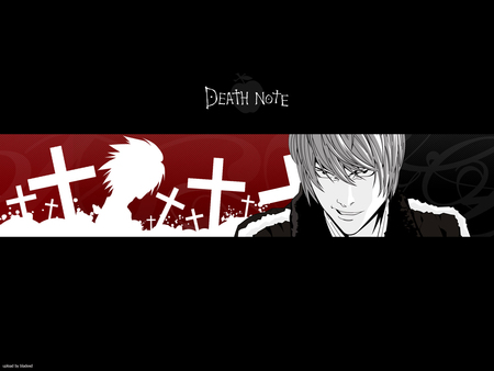 Death Note - anime, l, yagami, note, death, light