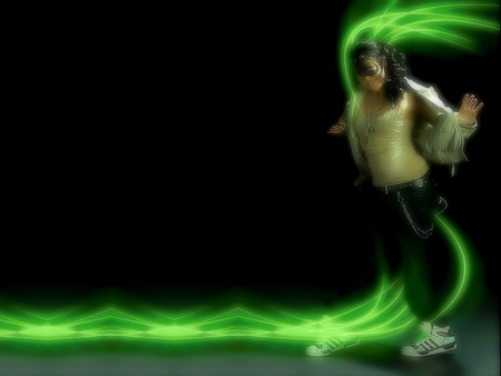 dance45 - green, dance, cg, 3d