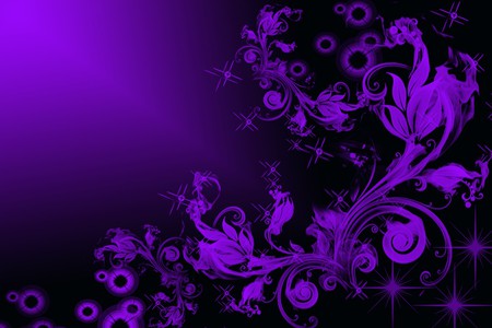 abstract Flowers - abstract, flowers, violet, cool