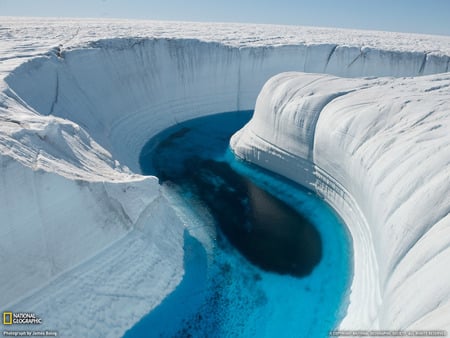 Icy river - nature, national geographic, ice, amazing, landscape, beautiful