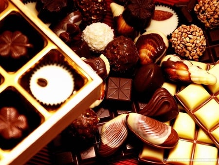 Chocolate - sweets, valentines day, pralines, chocolate