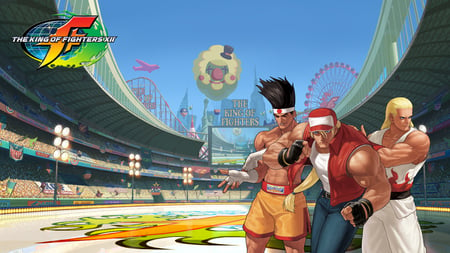 king of fighters tournament - stadium, tournament, fighters, ring