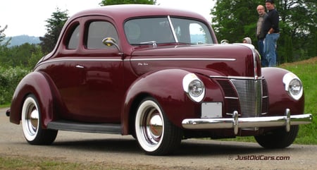 1940 Ford Deluxe Coupe - ford, coupe, deluxe, vintage