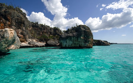 Dominican Republic - nature, sky, ocean, amazing, landscape, dominican republic, beautiful, rocks