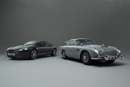 James Bond, old and new - new, james bond, aston martin, old