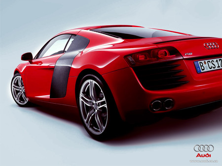 Audi - audi, car, cool, red