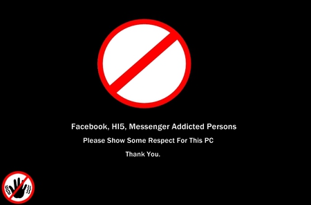 Ad-Wall - addicted, funny, text, funny text, facebook, abstract