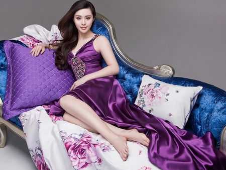 China3 - dress, lovely, purple, sweet