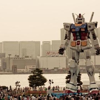 gundam standing tall