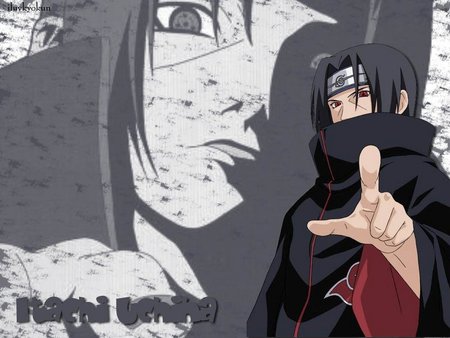 Itachi - anime, face, body, boy