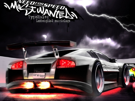 Need For Speed Most Wanted - thunder, laser, cg, 3d