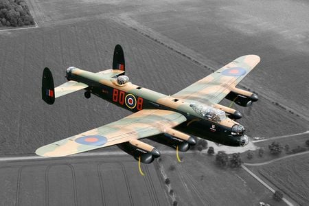 Avro Lancaster - raf, avro lancaster, royal air force, world war two