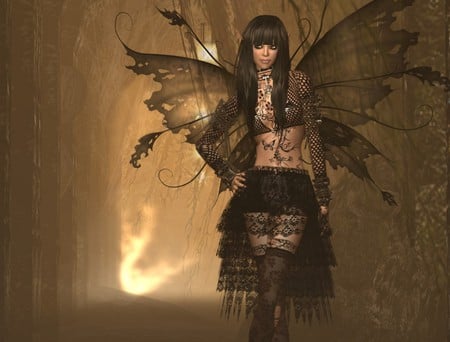 BETWEEN WORLDS - fairy, female, fantasy, pretty