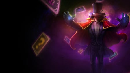 magic - purple, cards, magician, magic