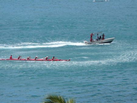 Rowing - rowing, ocean, water, pacific