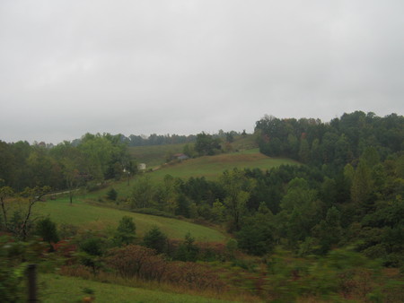 Peace Within The Hills - house, hills, grass, trees