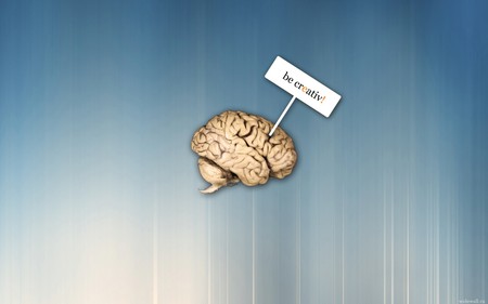 Funny - funny, brain, message, 3d