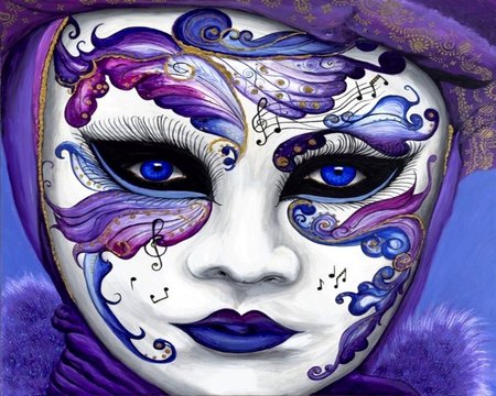 MUSICAL PAINTED FACE