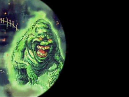 Slimer - ghost, comic, ghostbusters, slimer