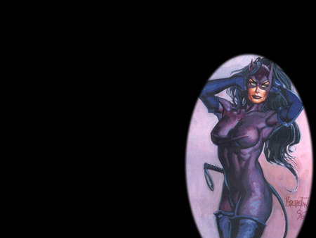 Cat Woman - fantasy, comic, cat, female, woman