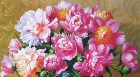 Delicate Colour - soft, delicate, peach, bouquet, large, peonies, white, yellow, petals, beautiful, pinks, layers, springcolours