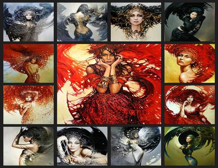 Tribute to Karol Bak - beauty, women, amazing, art, karol bak, color, fantastic