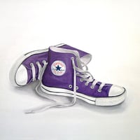 Purple Converse Shoes