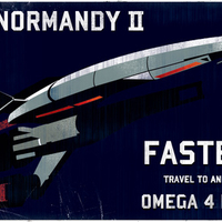 Retro game poster - Mass Effect 2