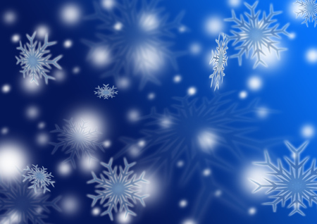 Winter Snow Falls - snow, night, winter, snowflakes