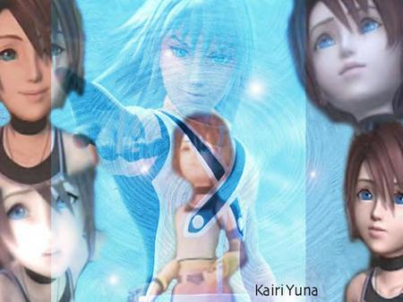 Kairi - stuff, girl, game, blue