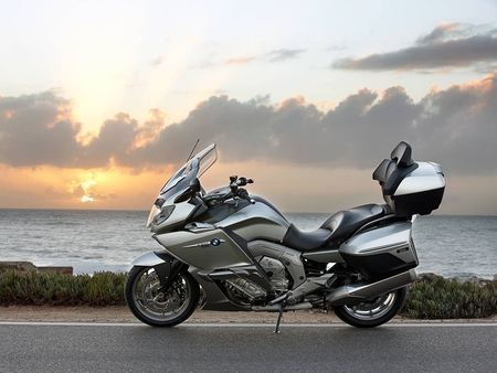 BMW K1600GTL - silver, k1600gt, tourer, 6 cylinder, bmw