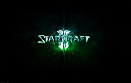 Starcraft II - black, starcraft, starcraft ii, green