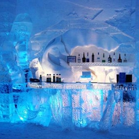 Blue Bar At Ice Hotel