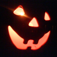 haunted jack o' lantern