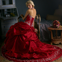 Red dress