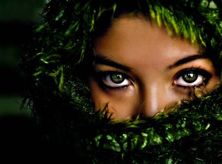 EMERALD EYES - beauty, cover, emerald, eyes, green