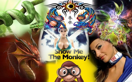 show me the monkey - anime, show me, the monkey, funny