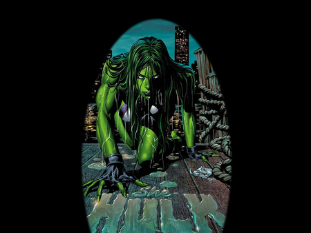 She Hulk - hulk, female, comic, she