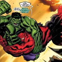 red HULK vs green HULK