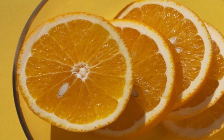 Citrus - citrus, abstract, slice, photography, fruit, lemon